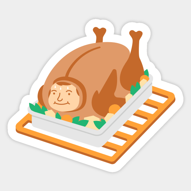 Thanksgiving costume Sticker by juandrewthis